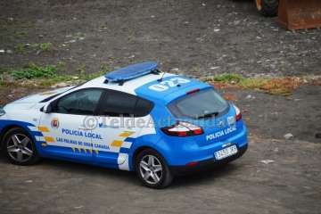 Simulacro de vertido de hidrocarburos en la playa de Jinámar-Telde (Foto TA y Antonio Alí)
